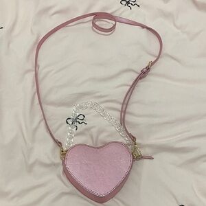 LPA Mini Ava Heart Bag in Pink